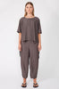 resume tee / chocolate melange