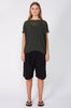 spin tee / artillery green