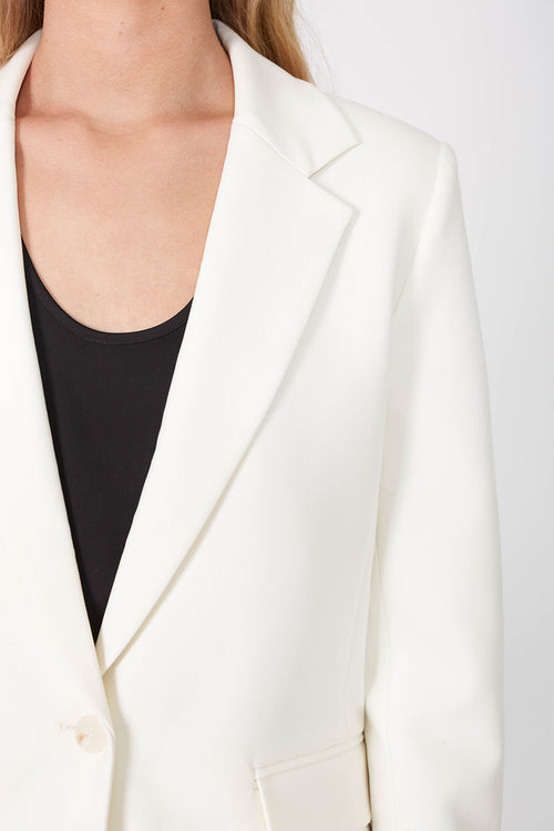 everyday blazer / ivory cream