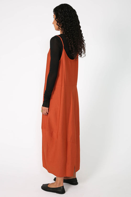 ember dress / sumac orange