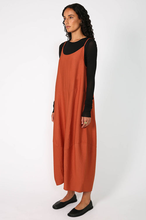 ember dress / sumac orange