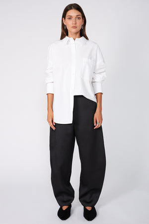 encased full length pant / black