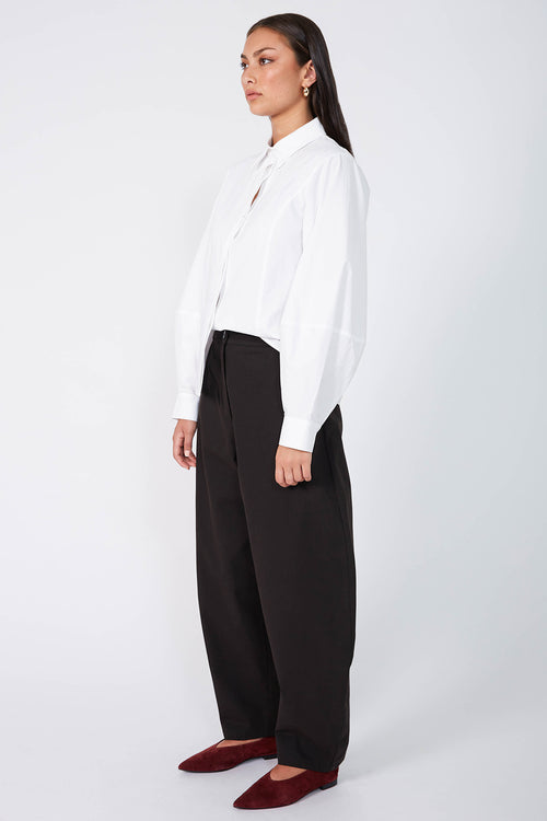 encased pant / black