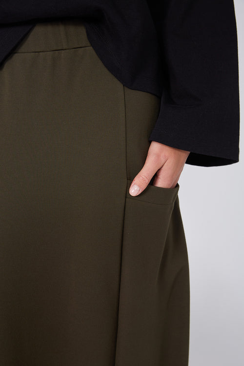 encase skirt / khaki