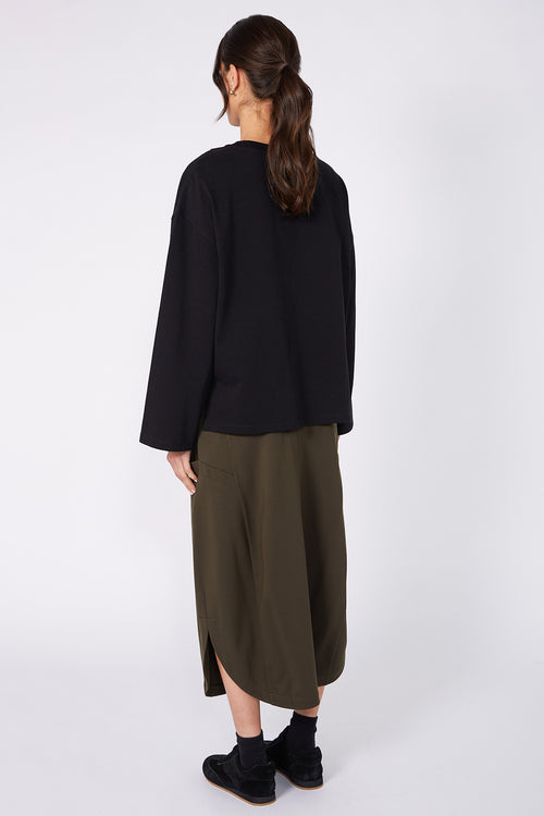 encase skirt / khaki
