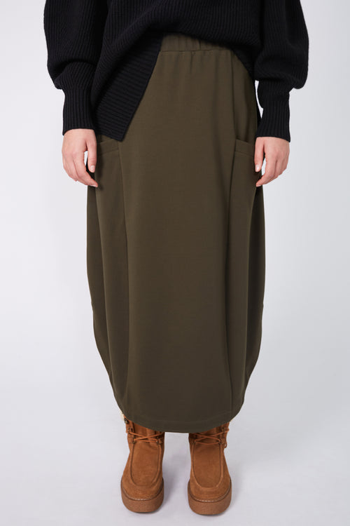 encase skirt / khaki