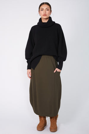 encase skirt / khaki