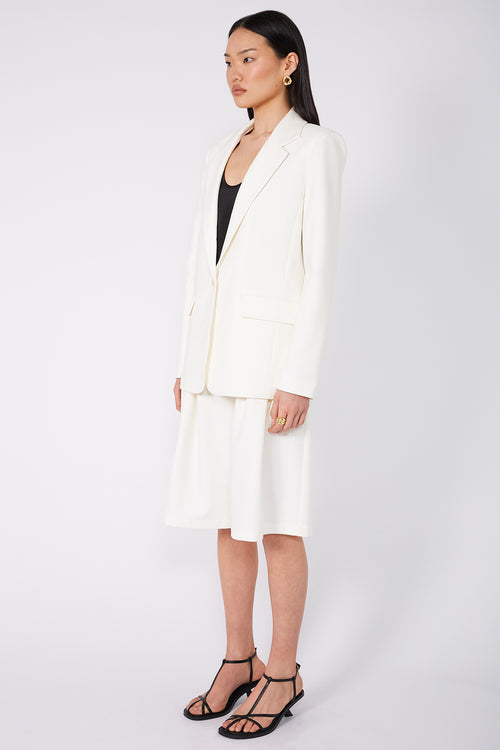 everyday blazer / ivory cream