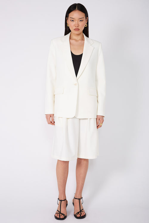 everyday blazer / ivory cream