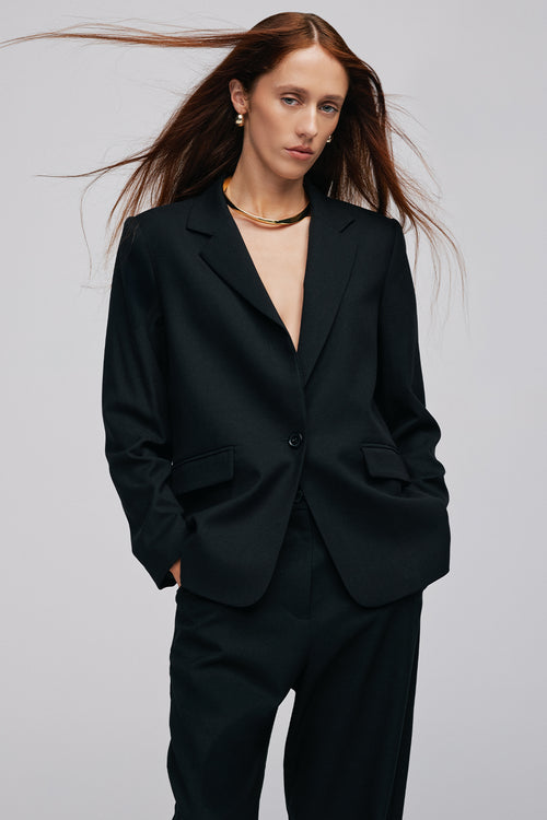 everyday blazer / black