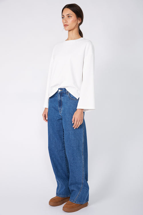 exact jean / vintage blue stonewash