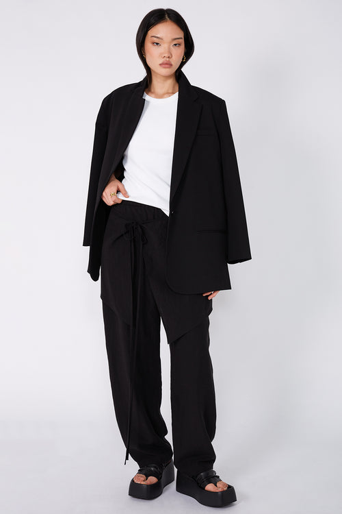 extended pant / black