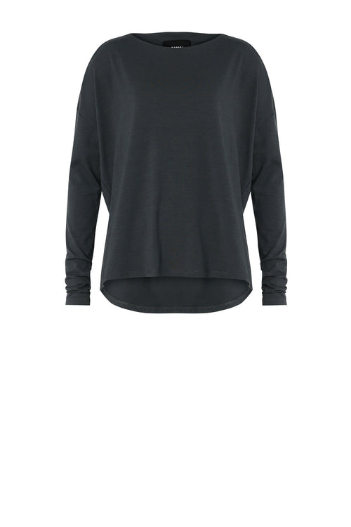 flurry top / gunmetal grey