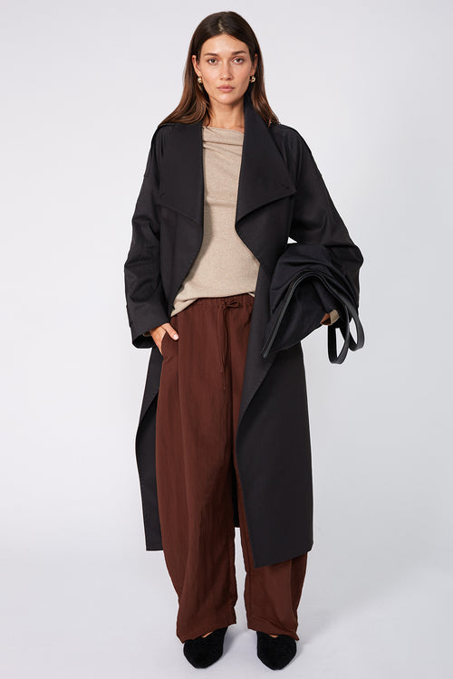 form sweater / natural marle