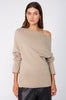 form sweater / natural marle
