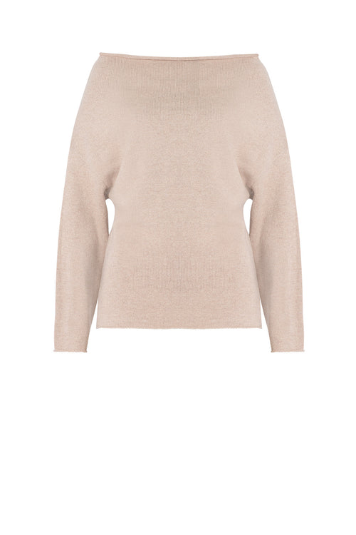 form sweater / natural marle