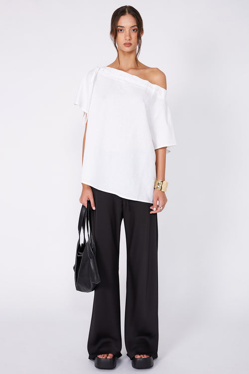 frame bias pant / black