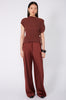 frame bias pant / terracotta