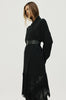 fringe cardi / black