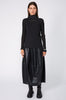 funnel pleat skin / black