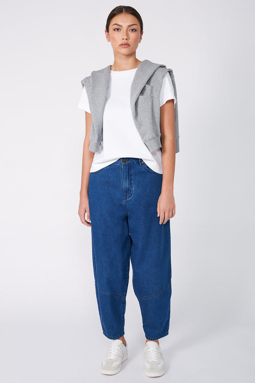 furthered jean / washed indigo