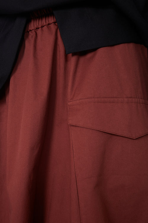 global skirt / dark sangria
