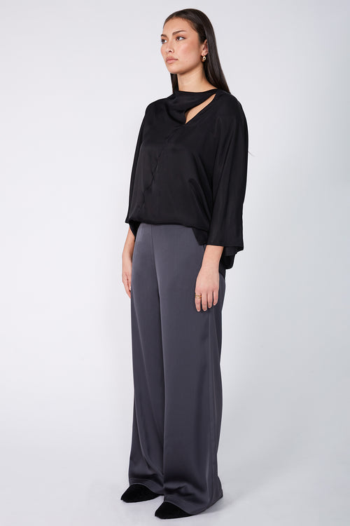 glowed pant / gunmetal