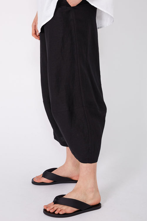 haven satin thong / black