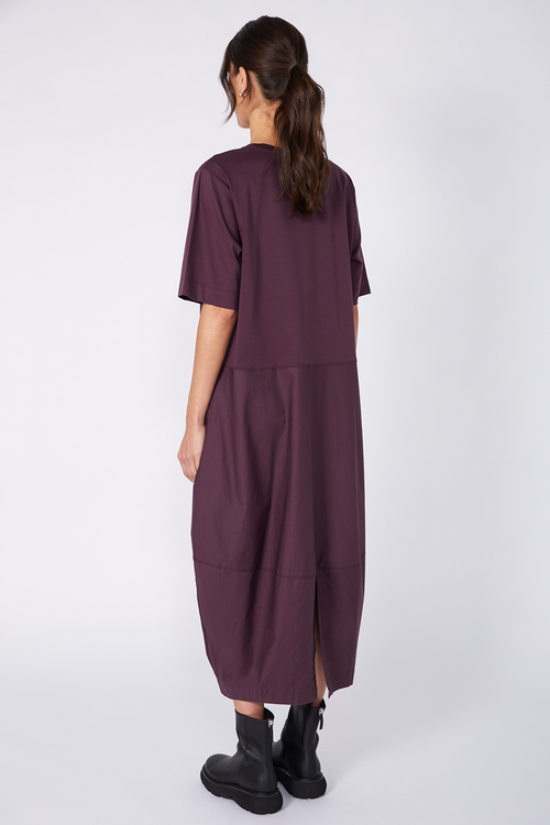 headspin dress / aubergine