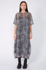 headspin dress / silver wilderness print