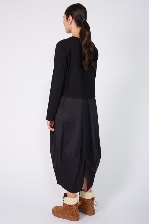 headspin longsleeve dress / black