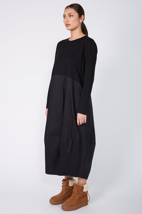 headspin longsleeve dress / black