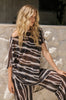 impede layer top / black|pearl zebra print