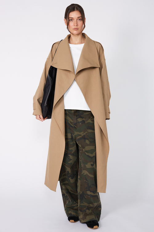 inquiry jean / khaki camo denim
