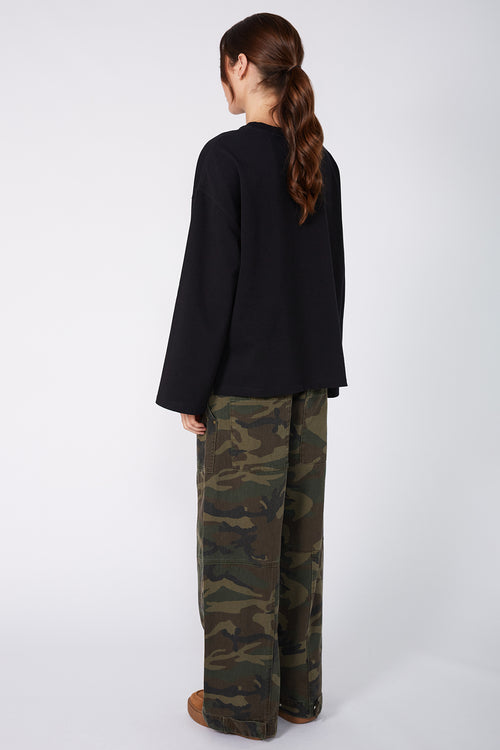 inquiry jean / khaki camo denim