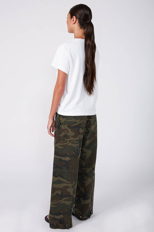inquiry jean / khaki camo denim
