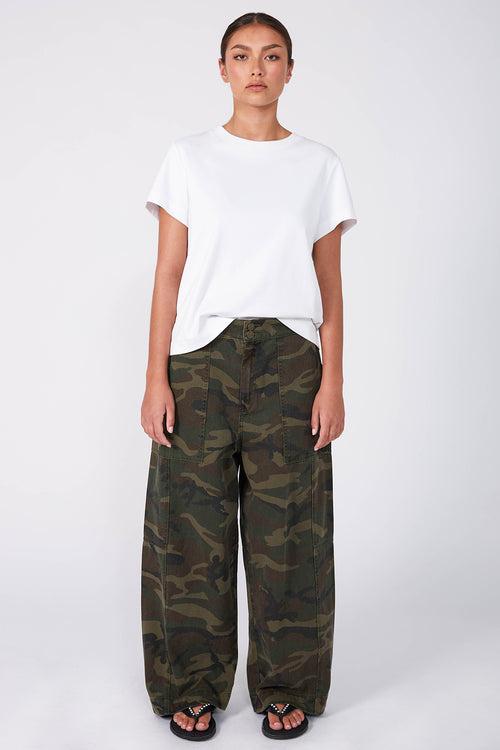 inquiry jean / khaki camo denim