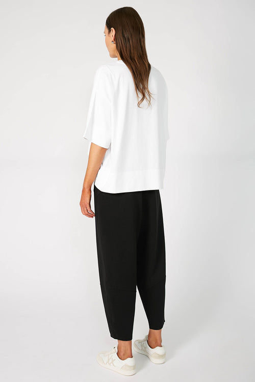 furthering ponti track pant / black ponti