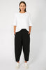 furthering ponti track pant / black ponti