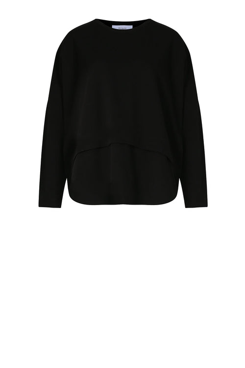 overturn top / black