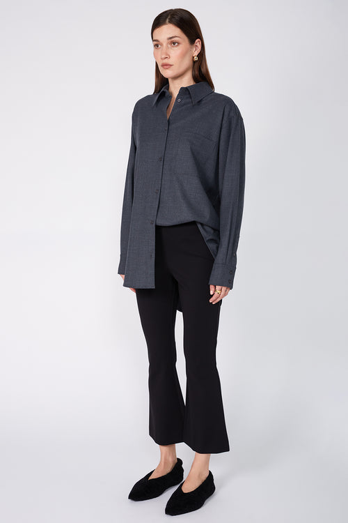 kick flare pant / black