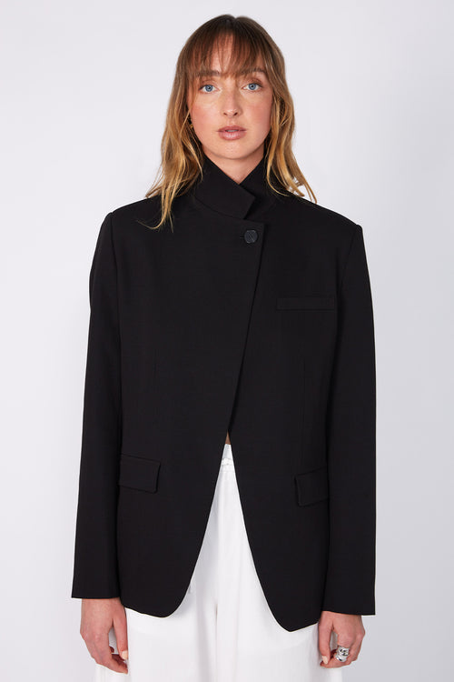 level blazer / black