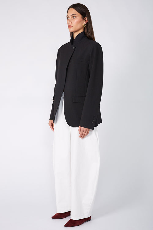 level blazer / black