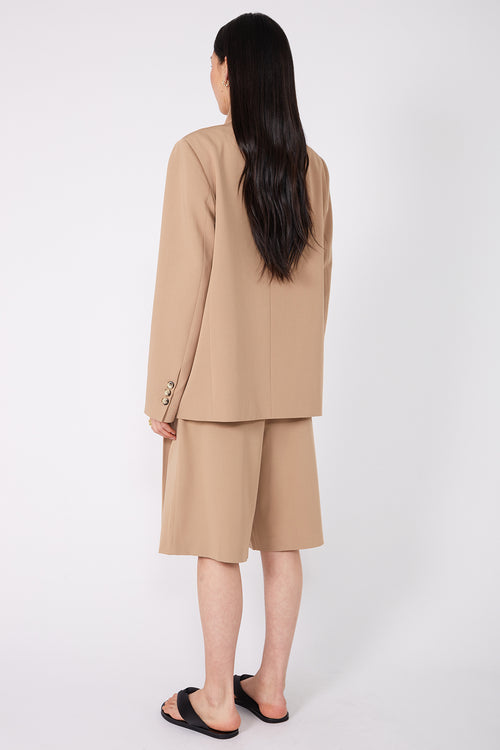 level blazer / camel