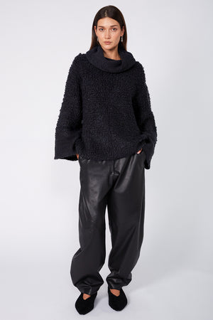 haven sweater / black