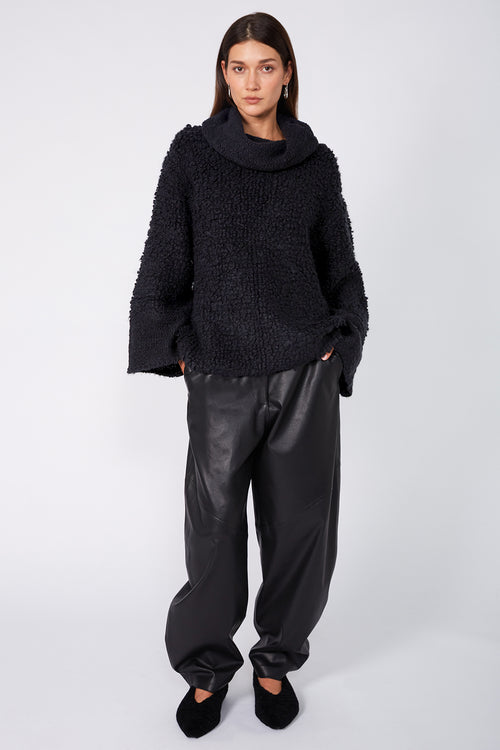 haven sweater / black