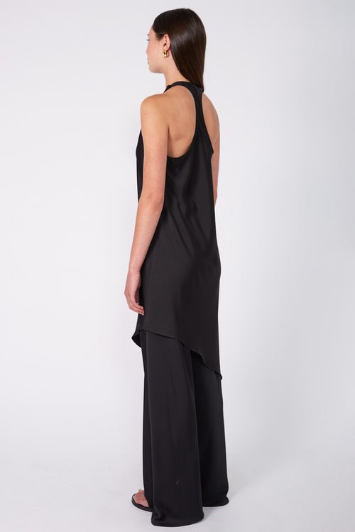 liquid tunic / black