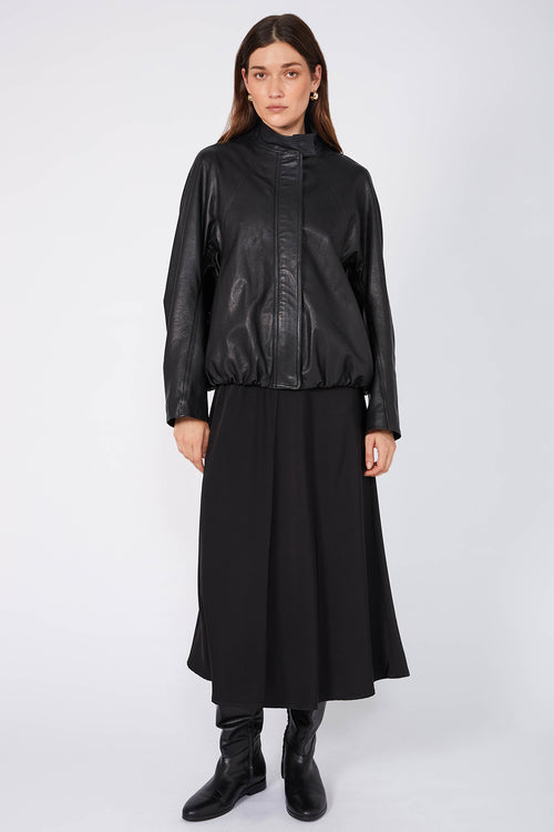 luxe bomber / black