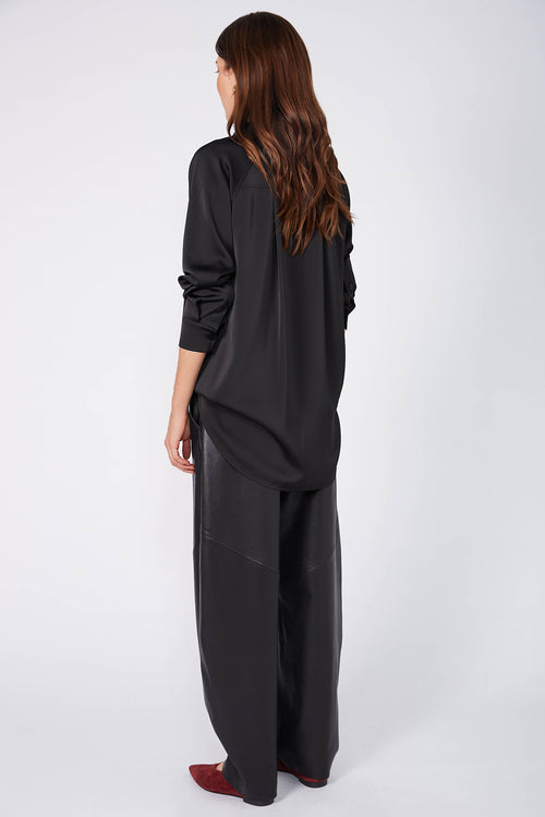 luxe encased pant / black