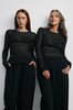 meshed skin / black